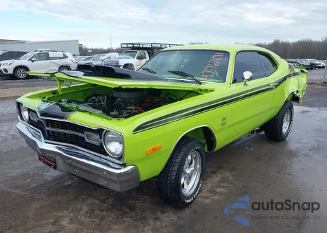 1973 Dodge Dart z USA, uszkodzony, nr VIN 0000LL29G3B307220